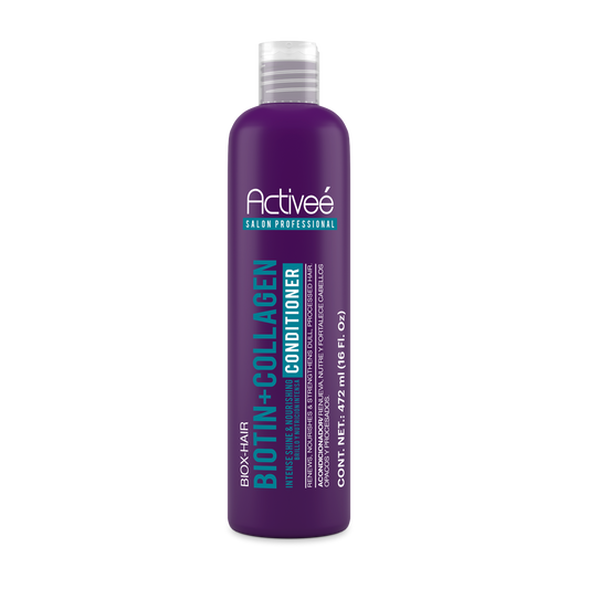 Acondicionador Activee Professional Biotin+Colagena Renueva Nutre y Fortalece Cabellos Opacos y Procesados Libre de Sal