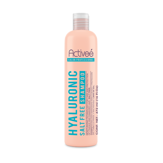 Shampoo Activee Profesional Hyaluronic Acid TecnologIa Hidratante para Cuidado y Protección del Cabello Fragil y Maltratado Libre de Sal